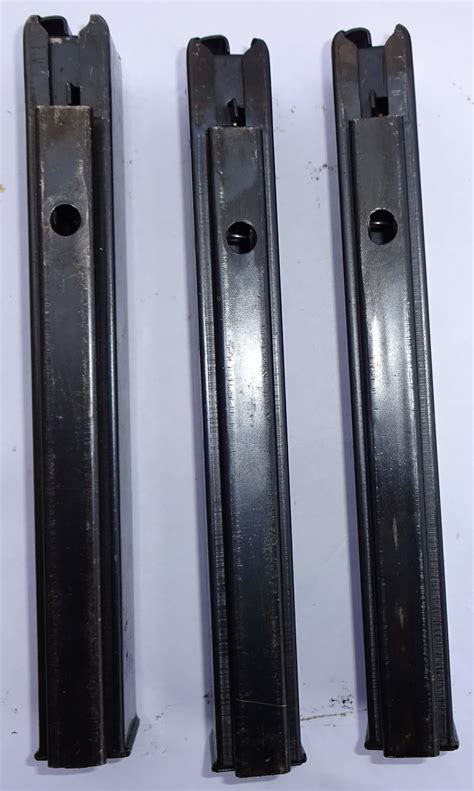Thompson Submachine Gun 30 Round Stick Magazines Three 3 Used Usgi