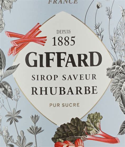 Giffard Rhabarber Sirup Liter