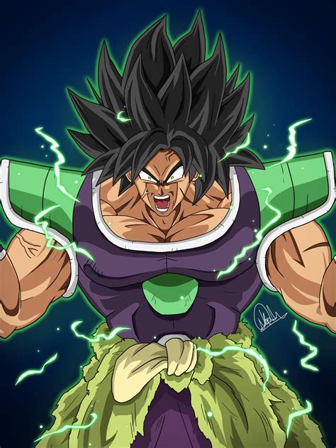Thought Id Post This Here Too My Digital Drawing Of Broly R