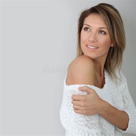 Attractive Middle Aged Woman Stock Image Image Of Seductive Female