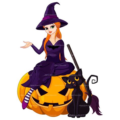 Beautiful Witch Cartoon Clip Art Library