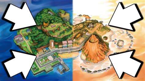 Pokemon Ultra Sun And Ultra Moon Map Comparison New Areas And