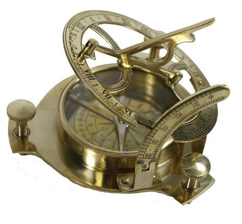 solid brass sundial compass maritime vintage west london marine working compass compasses