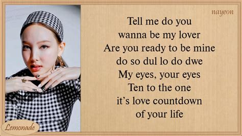 love countdown lyrics english