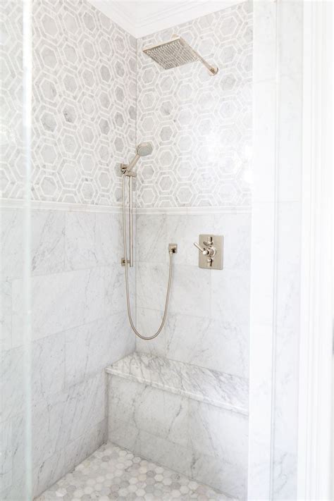 An Outdated Bathroom Becomes A Light Filled Retreat Marble Showers