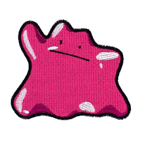 Ditto Pokemon Fully Embroidered Sew On And Iron On Patch In Two Etsy