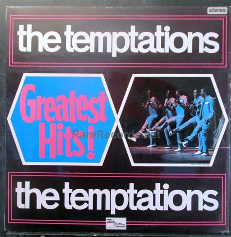 Temptations Greatest Hits 1966 UK Stereo LP With Alternate Cover