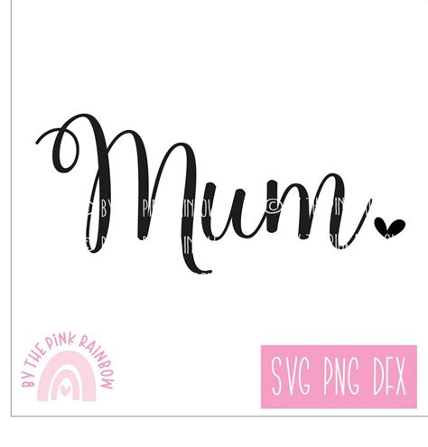 Mum Svg Mum Cut File Mum Clipart Mothers Day Birthday Etsy Uk