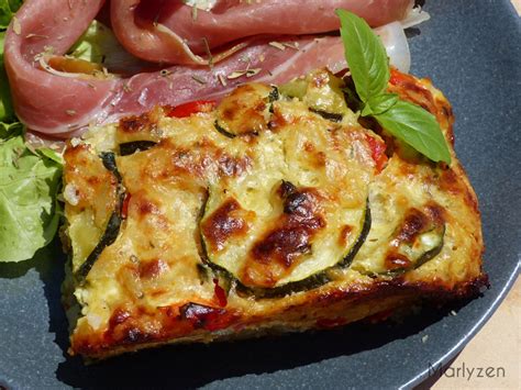 Gratin De Courgettes Et Poivron Au Riz Et Basilic Marlyzen Cuisine