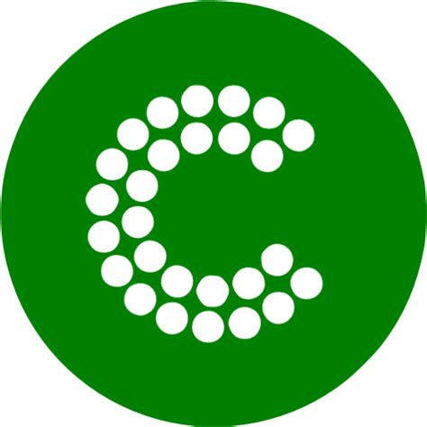 Green coroflot 4 icon - Free green site logo icons