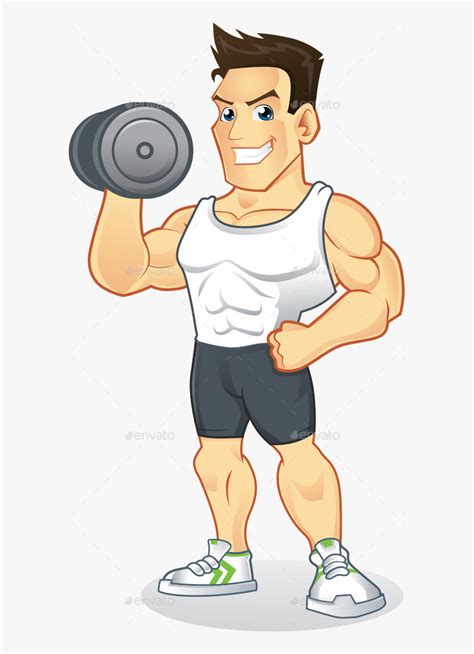Gym Male Cartoon Png Transparent Png Kindpng