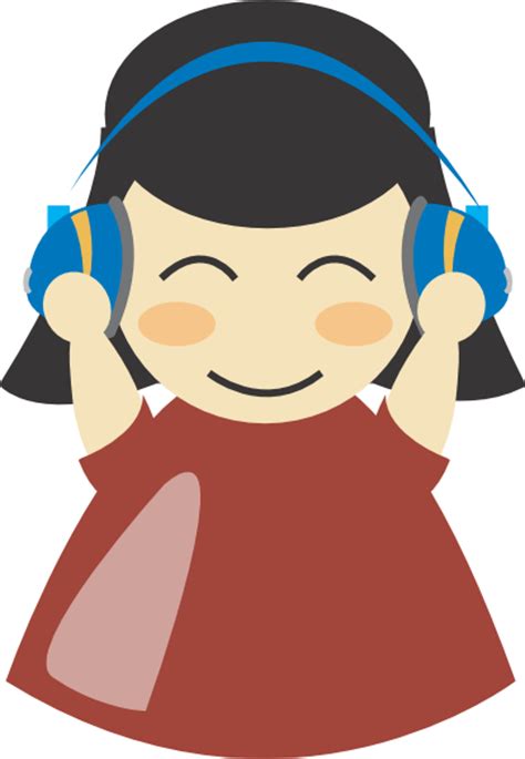Headphone clipart man - Pencil and in color headphone ...