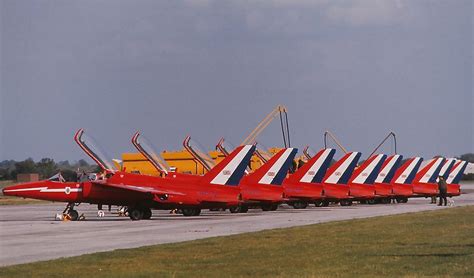 Red Arrows Folland Gnat T1 By George Of Dufton Red Arrow Raf Red