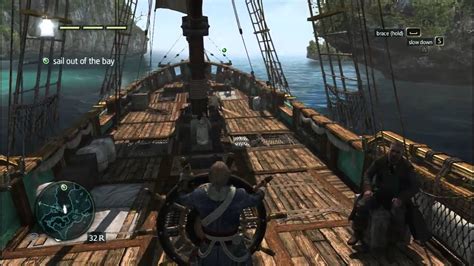 Assassin S Creed IV Black Flag Sailing Out Of The Bay Very High