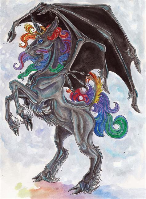 Black Unicorn By Eviecats On Deviantart