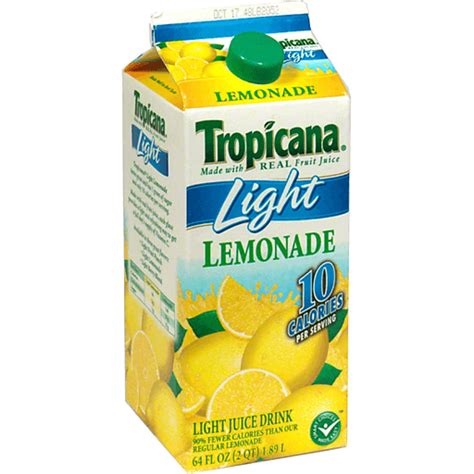 Tropicana Lemonade Light Shop Priceless Foods