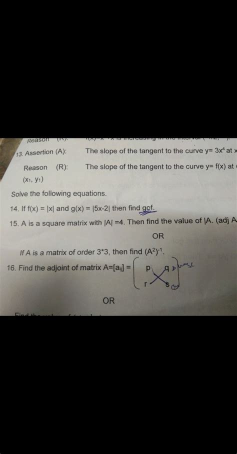 Q Pls Answer Tia Maths Determinants Meritnation Com