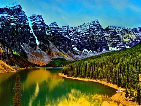 45 Beautiful Mountain Lake Wallpaper