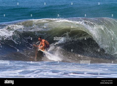 surfer ride the wave Stock Photo - Alamy