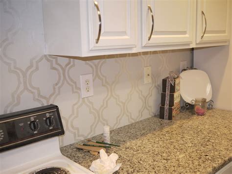 Apart from the cabinets stenciling is less of a commitment as it's low cost, beginner friendly and you can simply paint over it if you don't like it. Kitchen Stencil Designs | Modern Design