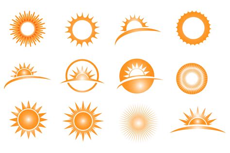 Sun Logo Company Set Bundle Graphic By Alby No · Creative Fabrica