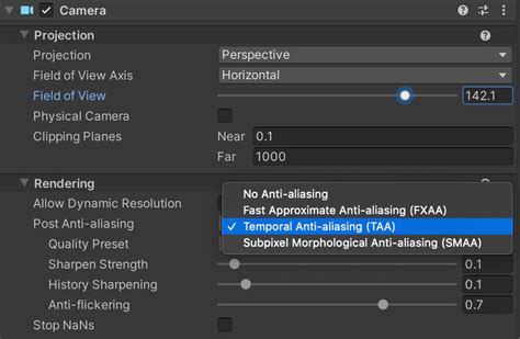 Learn About Anti Aliasing Volume And Exposure Unity