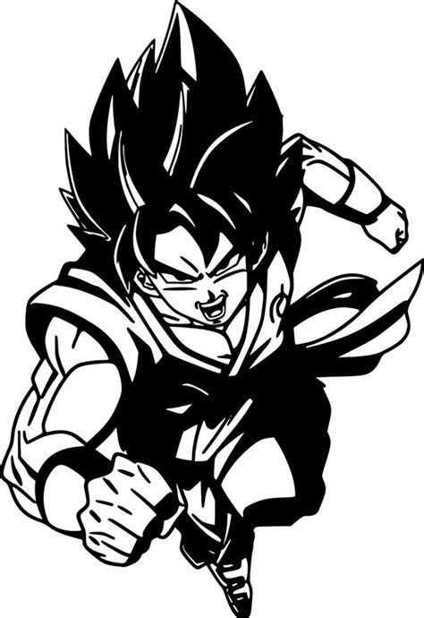 Download Goku Fighter Dragon Ball Z DBZ Decal Car Truck Wall Laptop ...