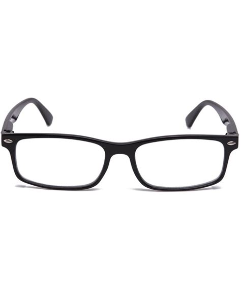 unisex translucent simple design no logo clear lens glasses squared fashion frames 2 pack