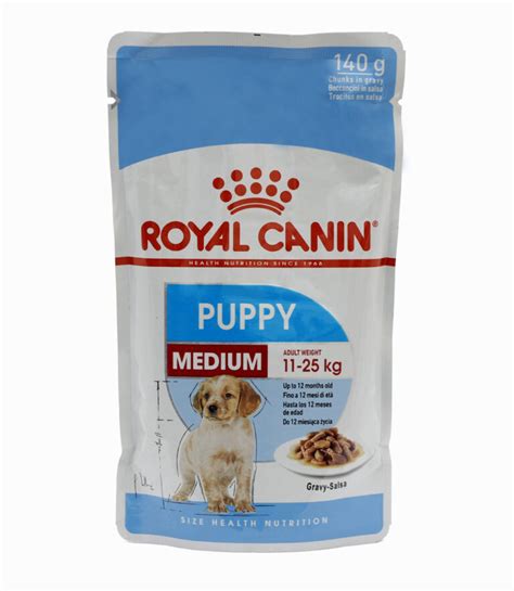 Royal canin puppy food is specially formulated to help give your pup the nutrients it needs to grow into a happy, healthy dog. Royal Canin Medium Puppy Wet Food (MEDIUM PUPPY 140GM ...