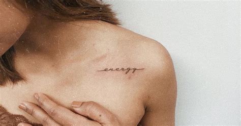 collarbone quote tattoos popsugar love and sex