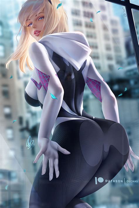 Spider Gwen Marvel Mobile Wallpaper By OlchaS Zerochan Anime Image Board