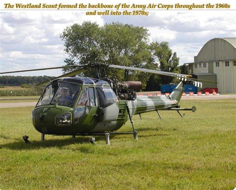 Westland Scout Helicopter British Army 1960s 1970s I Am Proud To