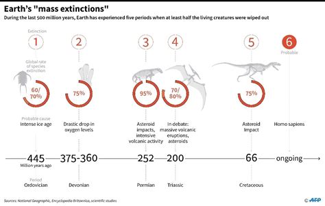 Five Major Extinctions On Earth The Earth Images Revimageorg