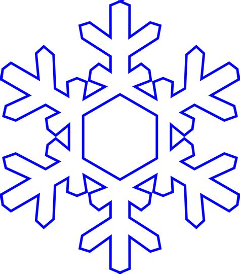 Snowflake Vector Graphic image - Free stock photo - Public Domain photo