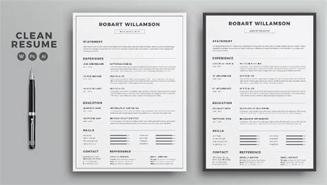 This ms word resume template is simple, clean, and easily editable. Printable Resume Template - 35+ Free Word, PDF Documents ...