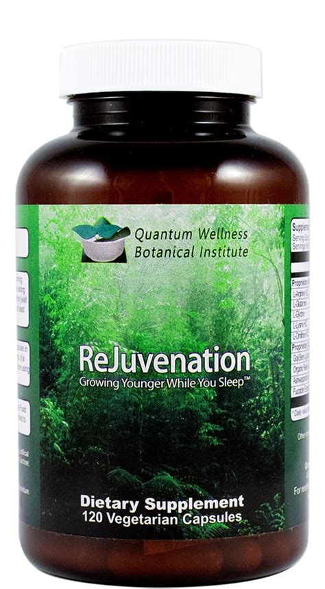Rejuvenation Bottle Rejuvenation Herbal Supplements Body Health