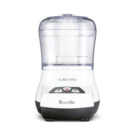 Breville Mini Wizz Compact 250 Watt Food Processor White Bfp100wht