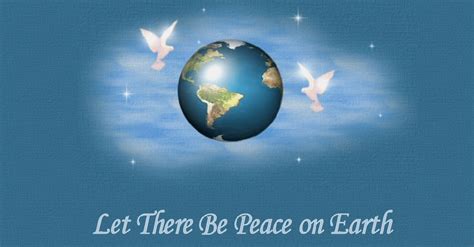 Let There Be Peace On Earth Background