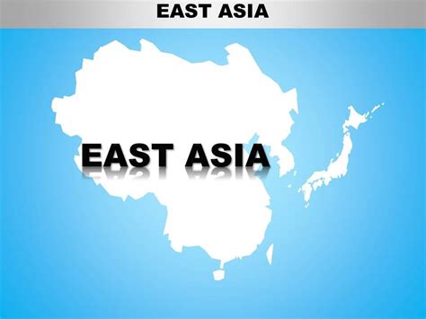 East Asia Continents Powerpoint Maps Powerpoint Presentation Sample