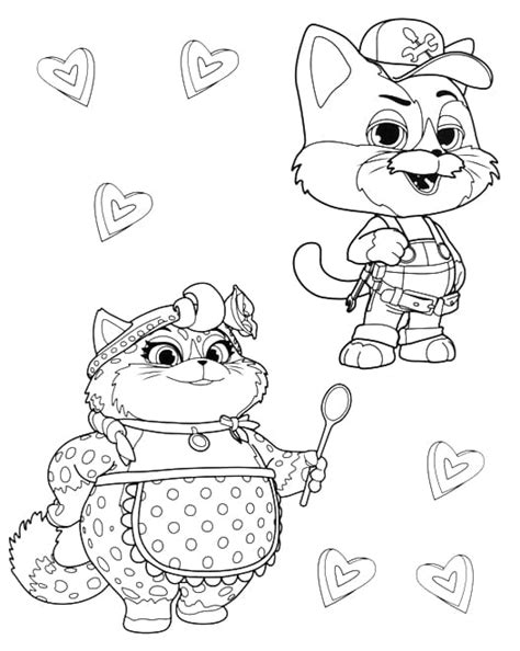 44 Cats Coloring Pages. Printable Coloring Pages for Kids