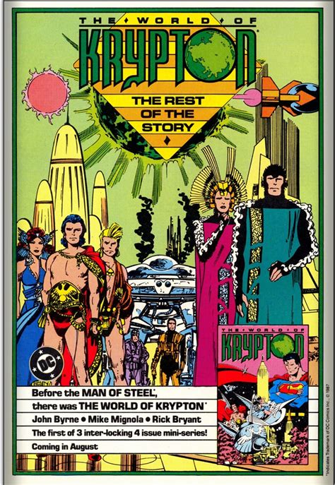 Dc In The 80s John Byrne Re Writes Kryptonian History In The World Of