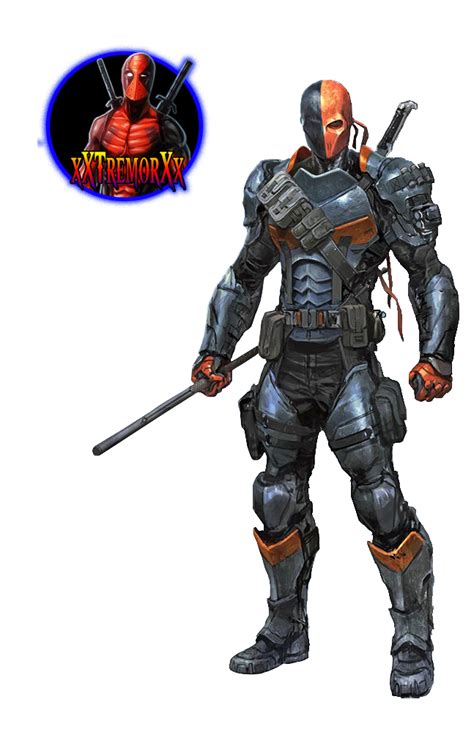 Deathstroke Arkham Origins 1 Render By Xxtremorxx On Deviantart