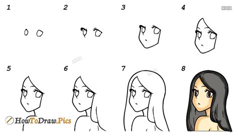 How To Draw Anime Girl Face Step By Step