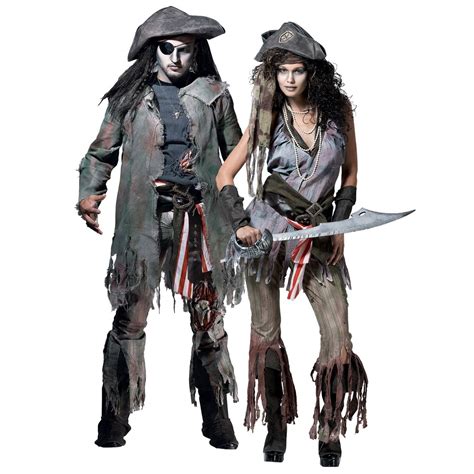Shipwreck Sally And Barnacle Bill Ghost Pirate Couples Costume Halloween Kostüm Selber Machen