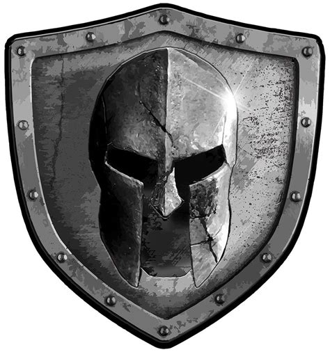 Warrior Code Spartan Shield Decal