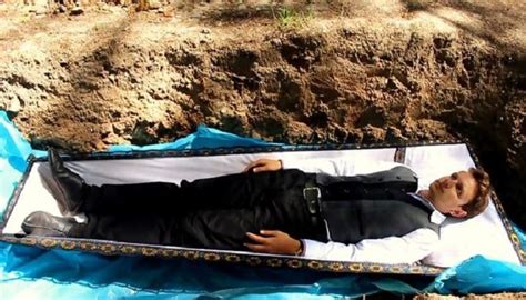 A Psychologist Is Burying His Patients In Coffins As Part Of A Creepy