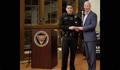 Evesham Township Police Department Names Officer Randy Molina As 2018s ‘officer Of The Year