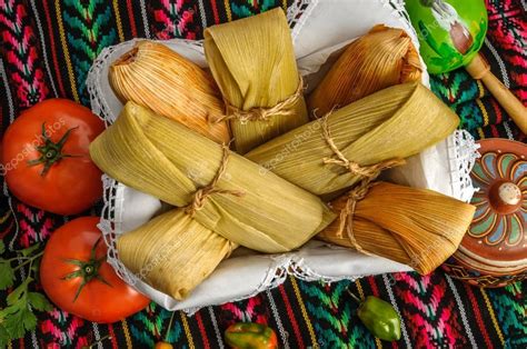 Tamales Mexicanos Hechos De Ma Z Y Pollo