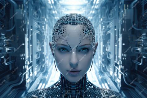Premium AI Image | advanced artificial intelligence for the future rise