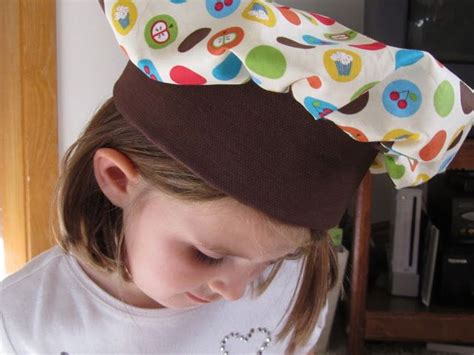Childs Chef Hat Tutorial Chef Hats For Kids Chefs Hat Kids Apron
